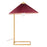Zuo Modern Charo Table Lamp, Red/Gold