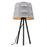 Zuo Modern Mozzi Table Lamp, Gray/Black