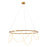 Zuo Modern Wiber Ceiling Lamp, Brass - 56166