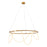 Zuo Modern Wiber Ceiling Lamp, Brass