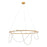 Zuo Modern Wiber Ceiling Lamp, Brass