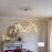 Zuo Modern Wiber Ceiling Lamp, Brass