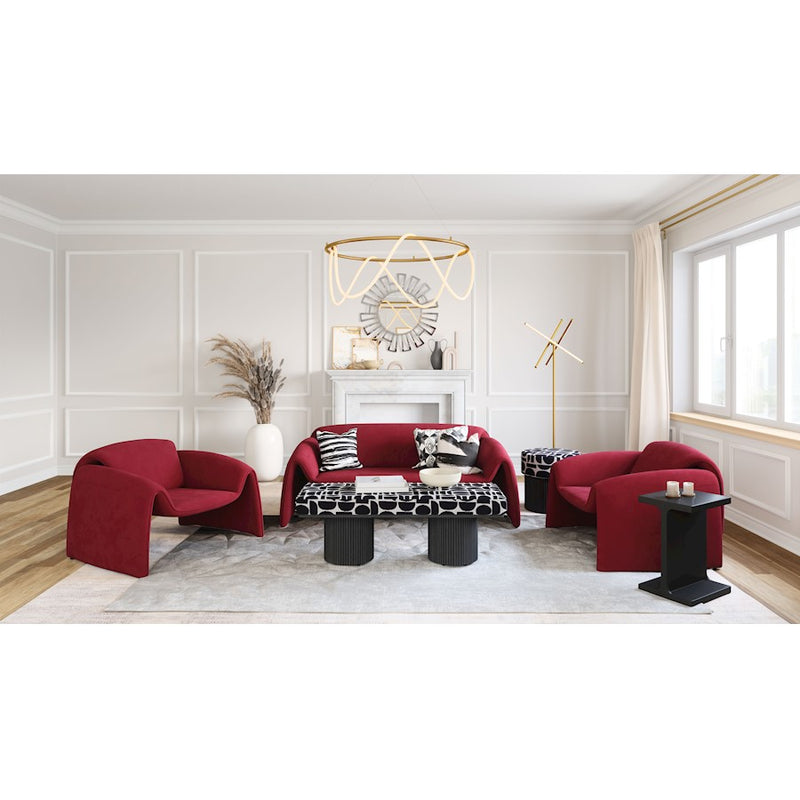Zuo Modern Wiber Ceiling Lamp, Brass