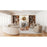 Zuo Modern Wiber Ceiling Lamp, Brass
