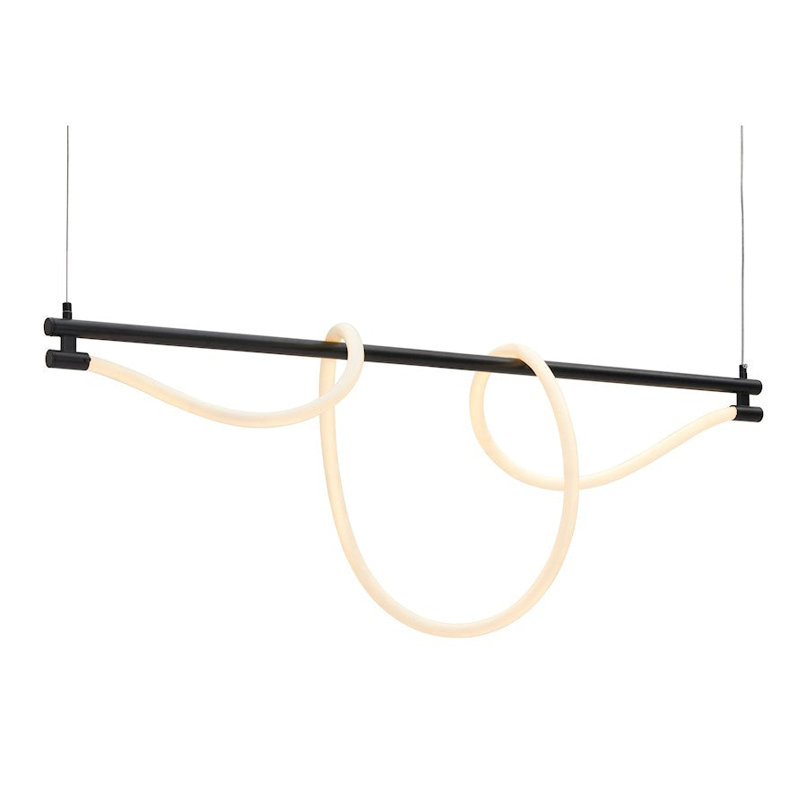 Zuo Modern Adder Ceiling Lamp, Black - 56167