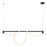 Zuo Modern Adder Ceiling Lamp, Black