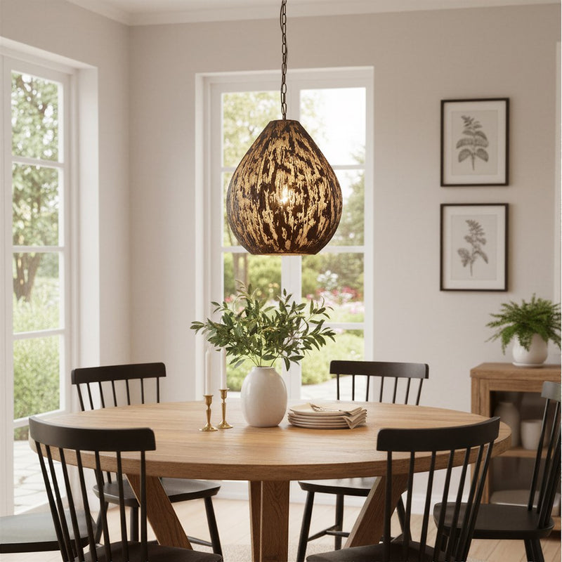 Zuo Modern Koza Ceiling Lamp, Black/Black
