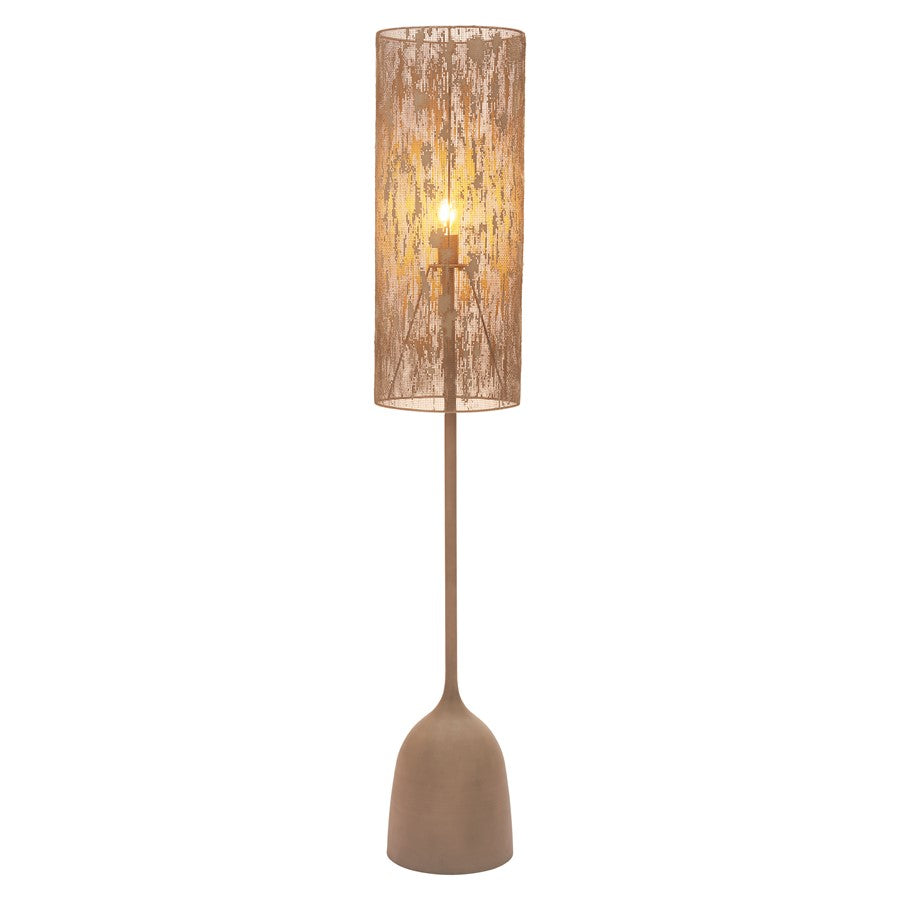 Zuo Modern Buff Floor Lamp, Taupe/Taupe - 56174