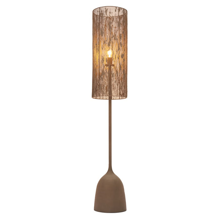 Zuo Modern Buff Floor Lamp, Taupe/Taupe