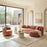 Zuo Modern Buff Floor Lamp, Taupe/Taupe