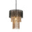Zuo Modern Bizu Ceiling Lamp, Black/Beige/Multicolor - 56175