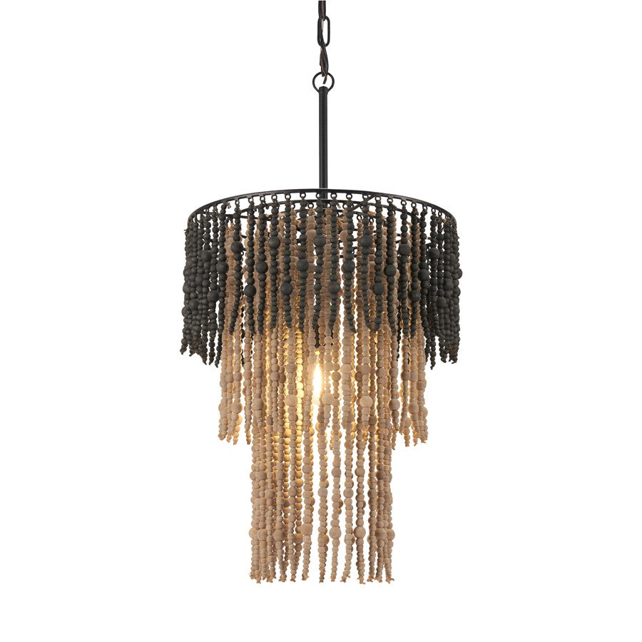Zuo Modern Bizu Ceiling Lamp, Black/Beige/Multicolor - 56175