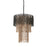 Zuo Modern Bizu Ceiling Lamp, Black/Beige/Multicolor