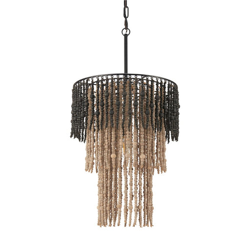 Zuo Modern Bizu Ceiling Lamp, Black/Beige/Multicolor