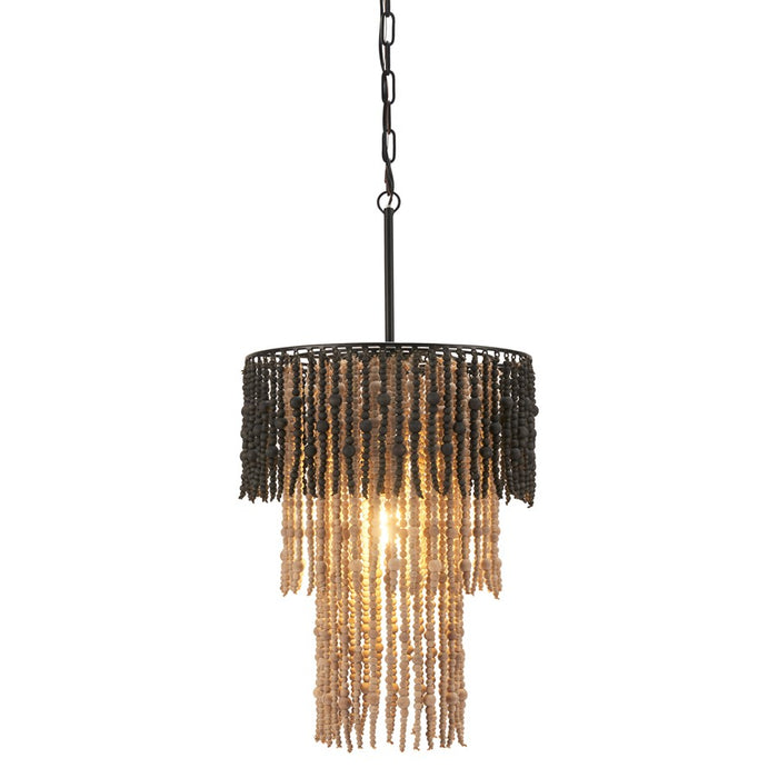 Zuo Modern Bizu Ceiling Lamp, Black/Beige/Multicolor