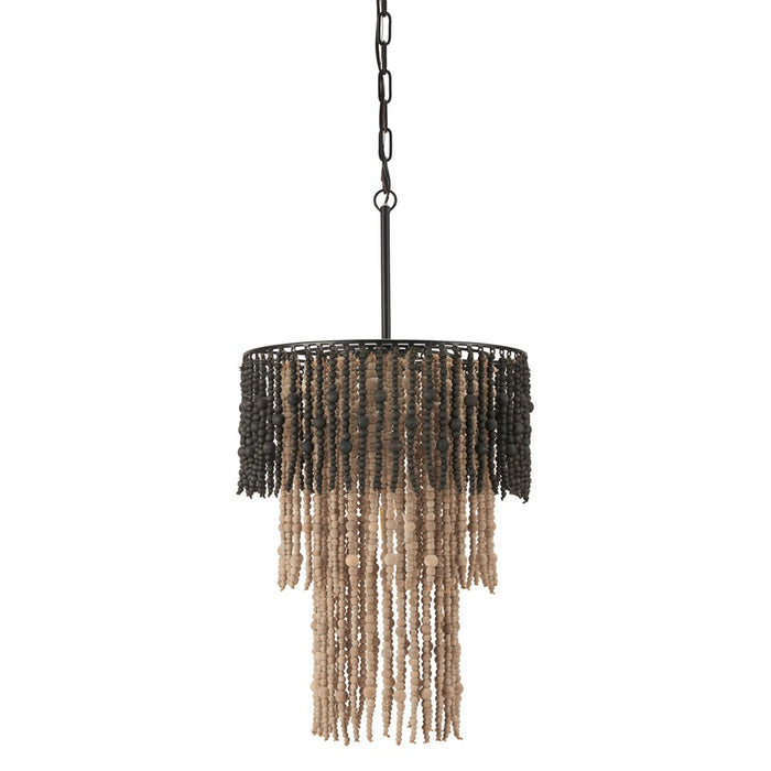 Zuo Modern Bizu Ceiling Lamp, Black/Beige/Multicolor