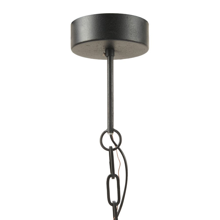 Zuo Modern Bizu Ceiling Lamp, Black/Beige/Multicolor