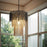 Zuo Modern Bizu Ceiling Lamp, Black/Beige/Multicolor