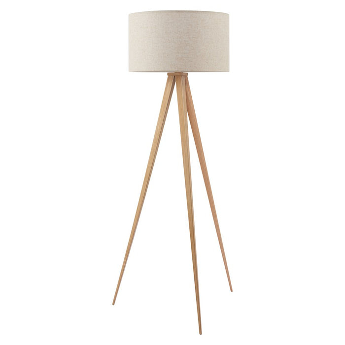 Zuo Modern Imperial Floor Lamp, Beige/Natural