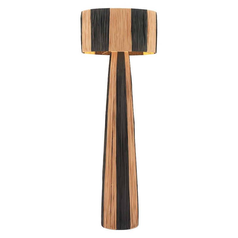 Zuo Modern Gala Floor Lamp, Black/Natural