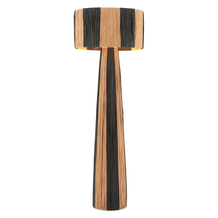 Zuo Modern Gala Floor Lamp, Black/Natural