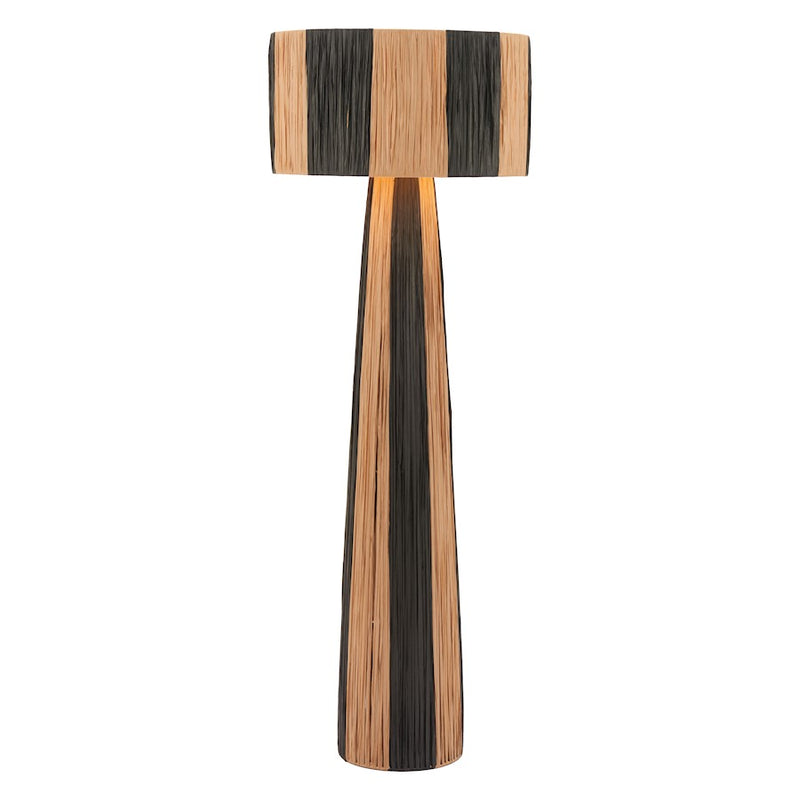 Zuo Modern Gala Floor Lamp, Black/Natural
