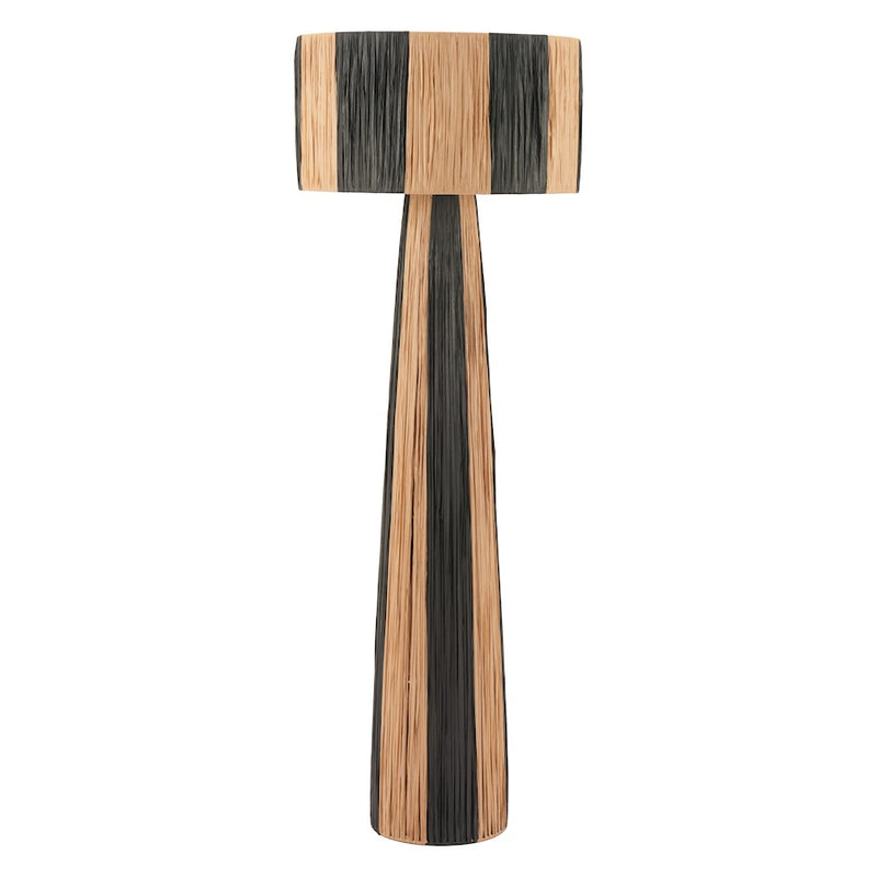 Zuo Modern Gala Floor Lamp, Black/Natural