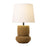 Zuo Modern Seina Solar Table Lamp, Natural/White - 56185