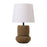 Zuo Modern Seina Solar Table Lamp, Natural/White