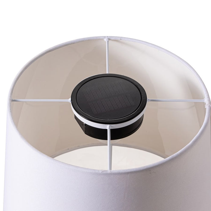 Zuo Modern Seina Solar Table Lamp, Natural/White