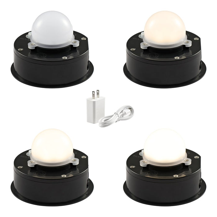 Zuo Modern Seina Solar Table Lamp, Natural/White
