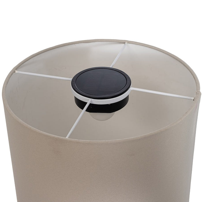Zuo Modern Lumaris Solar Table Lamp, Black/White