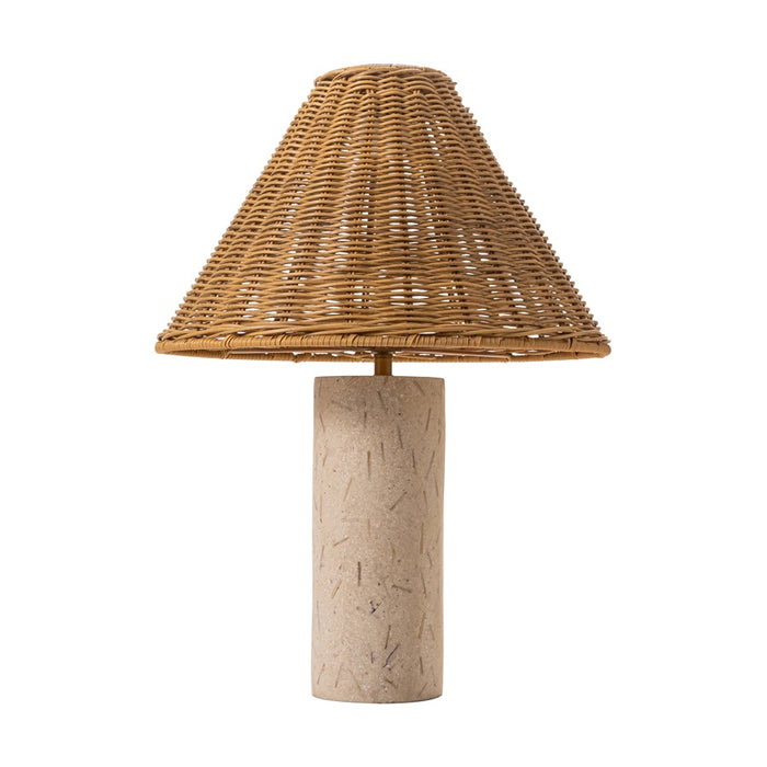 Zuo Modern Kintal Solar Table Lamp, Natural/Natural