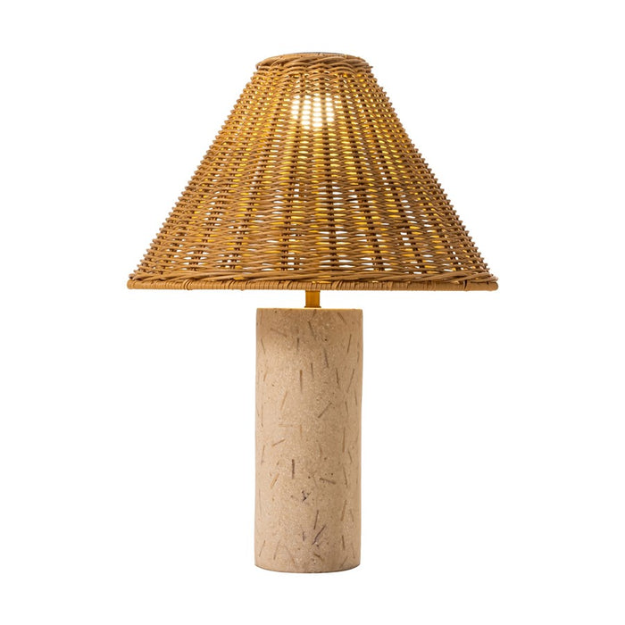 Zuo Modern Kintal Solar Table Lamp, Natural/Natural