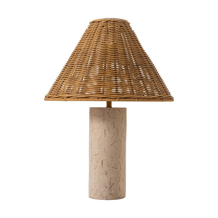 Zuo Modern Kintal Solar Table Lamp, Natural/Natural