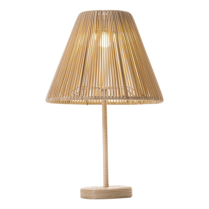 Zuo Modern Lumika Solar Table Lamp, Beige/Beige