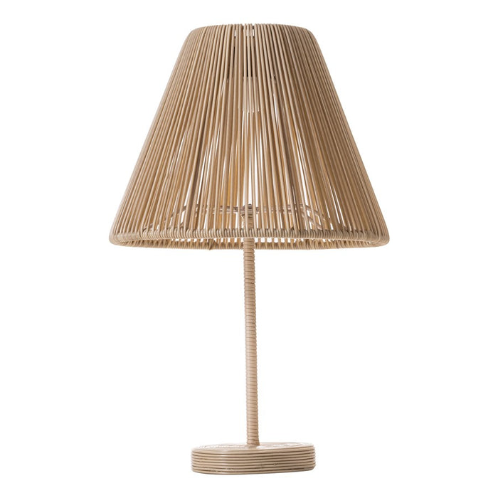 Zuo Modern Lumika Solar Table Lamp, Beige/Beige