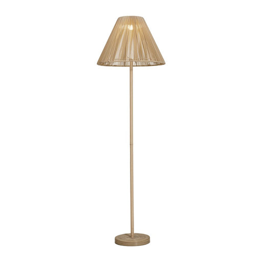 Zuo Modern Lumika Solar Floor Lamp, Beige/Beige - 56190