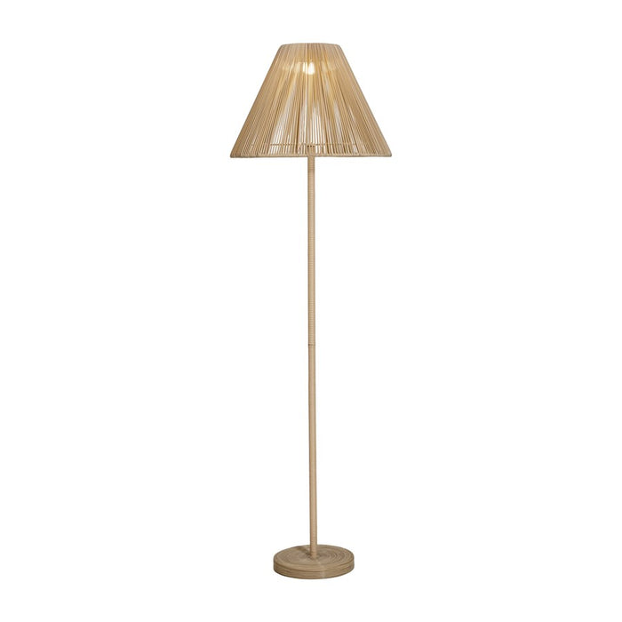 Zuo Modern Lumika Solar Floor Lamp, Beige/Beige