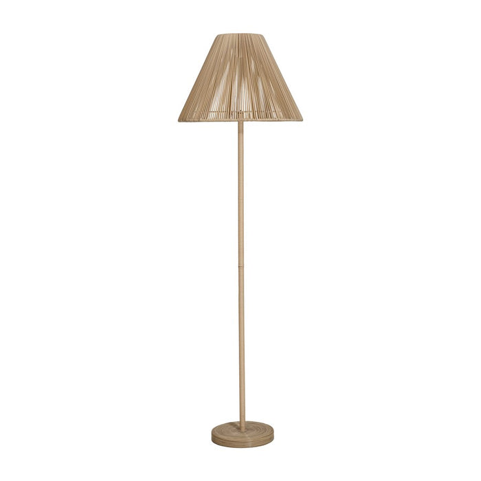 Zuo Modern Lumika Solar Floor Lamp, Beige/Beige