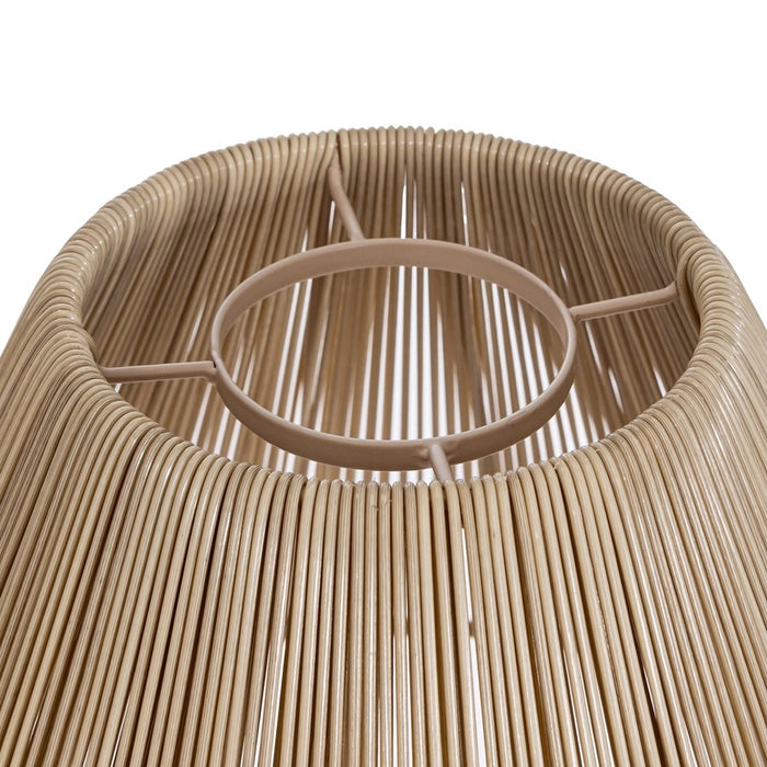 Zuo Modern Lumika Solar Floor Lamp, Beige/Beige
