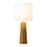 Zuo Modern Woonari Solar Table Lamp, Brown/White - 56191