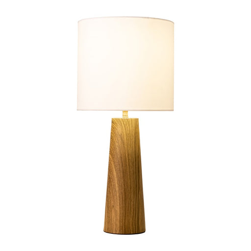 Zuo Modern Woonari Solar Table Lamp, Brown/White - 56191