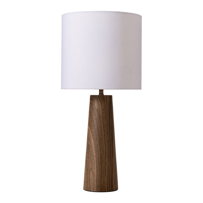 Zuo Modern Woonari Solar Table Lamp, Brown/White