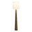 Zuo Modern Woonari Solar Floor Lamp, Brown/White - 56192