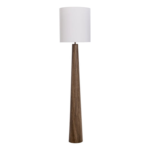 Zuo Modern Woonari Solar Floor Lamp, Brown/White