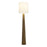 Zuo Modern Woonari Solar Floor Lamp, Brown/White