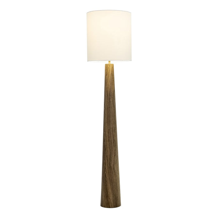 Zuo Modern Woonari Solar Floor Lamp, Brown/White