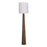 Zuo Modern Woonari Solar Floor Lamp, Brown/White