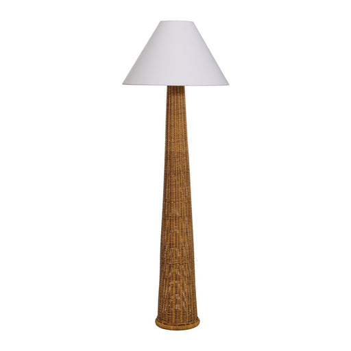 Zuo Modern Palmia Solar Floor Lamp, Natural/White